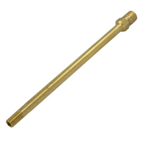 Mold 9.2mm Coarse Thread Brass Nipple Pipe Quick Fitting Connector 8&#034; Long