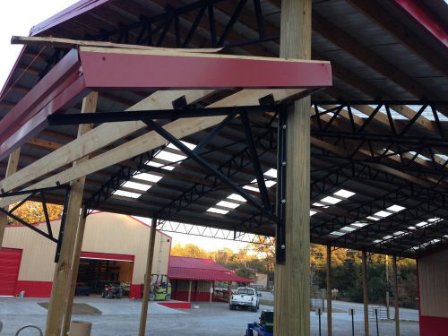 5 Trusses To Add 4&#039; Of Overhang To Your House or Existing Pole Barn