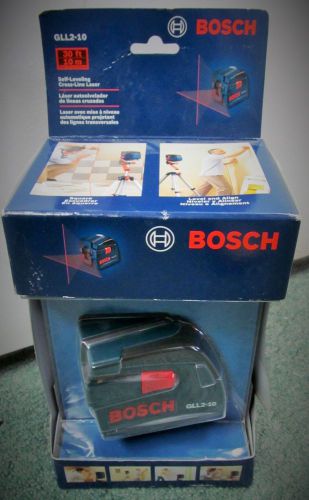 Bosch GLL2-10 Self-Leveling Cross Line Laser  New/Sealed