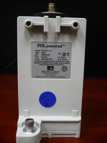 PDL Rover GFU15-1 kit, 2008 S/N 08403478 P/N A01841 430-450 MHz