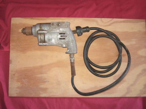 ** VINTAGE ** MALL 1/4&#034; DRILL ** MODEL #143 ** SERIAL #34T36 ** TOGGLE SWITCH **