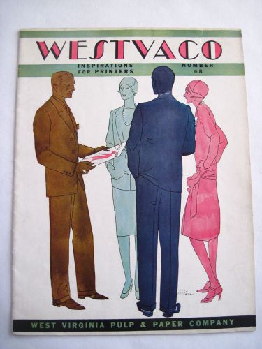 Striking 1930&#039;s Graphic Arts Magazine &#034;Westvaco&#034; Inspirations for Printers