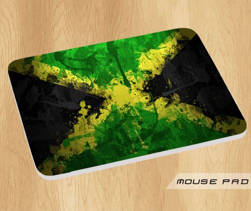 Jamaica Rasta Flag Mouse Pad Mat Mousepad Hot Gift