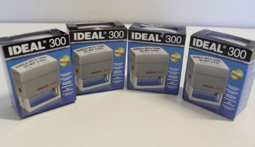 4 IDEAL 300 Premium Quality Self-Inking Stamps &#034;Official Use Only&#034;