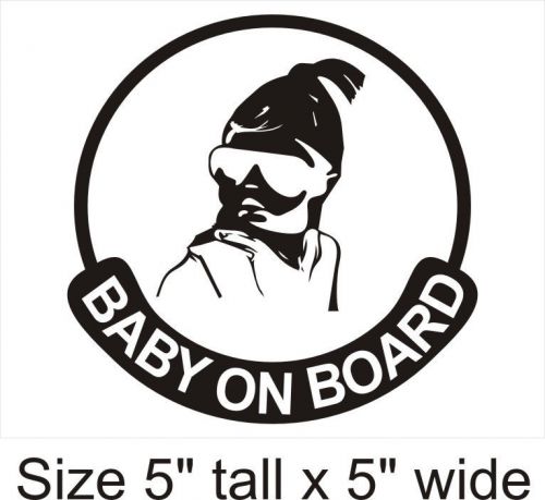 Baby On Board - Funny Car Truck, Bumper Vinyl Sticker Decal Gift - 423