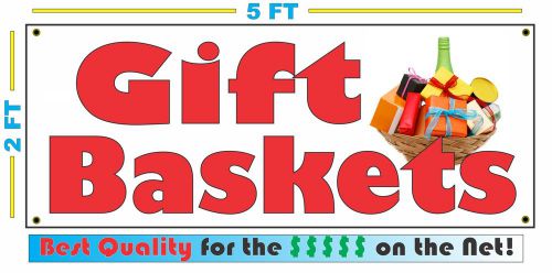 GIFT BASKETS Full Color Banner Sign for candy gifts chocolate