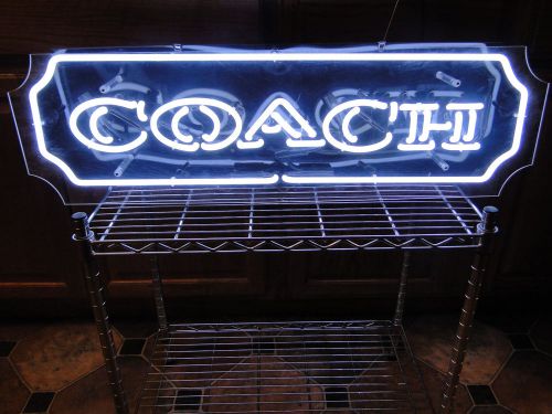 COACH ...29.5&#034; Advertising NEON LIGHT Bags Shoes Purse Jewelry
