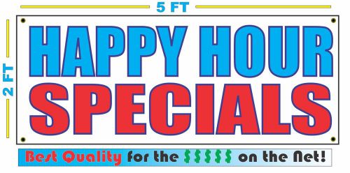 Happy hour specials banner sign new larger size best quality for the $$$ 4 bar for sale