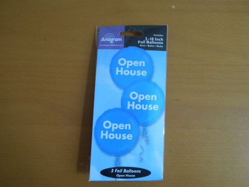 &#039;OPEN HOUSE&#039; Business promotion - 18in Foil (Mylar) Balloons