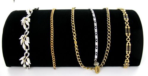 (3) Black Velvet Bracelet Watch Jewelry Display Humps *NEW* 8088-3