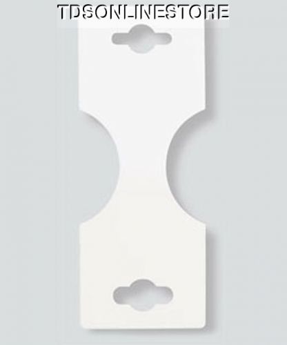 NECKLACE/BRACELET HANGING CARD  WHITE (Pkg of 100)