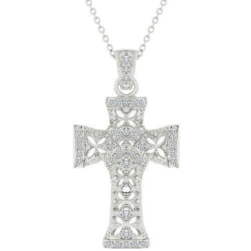 Elegant Cross Pendant Icon Bijoux