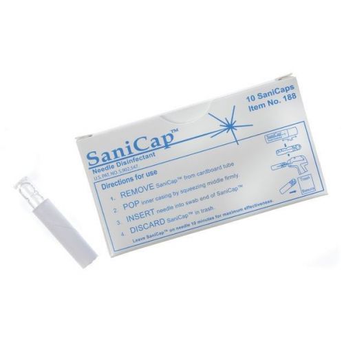 Sanicap (tm)  tagger gun needle disinfectant (tagger gun safety/first aid) for sale