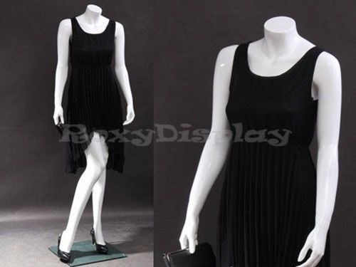 Fiberglass female manequin mannequin display dress form headless mz-zara2bw for sale