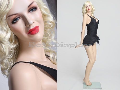 Fiberglass sexy female display mannequin manikin #mz-monroe3 for sale
