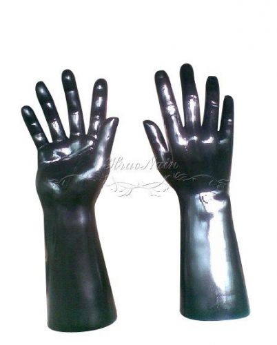 New arrival pvc right male mannequin hand display with black color for glove for sale