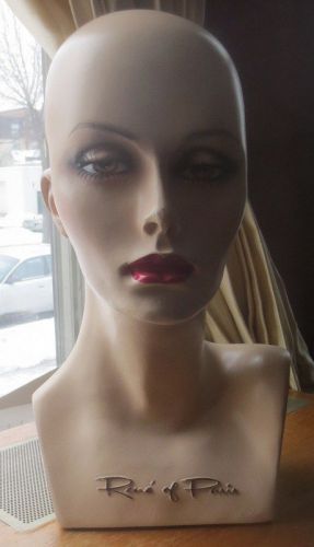 Vintage Rene of Paris Manequin Head Very Nice! Head display,Hat, Wig, Scarf, etc