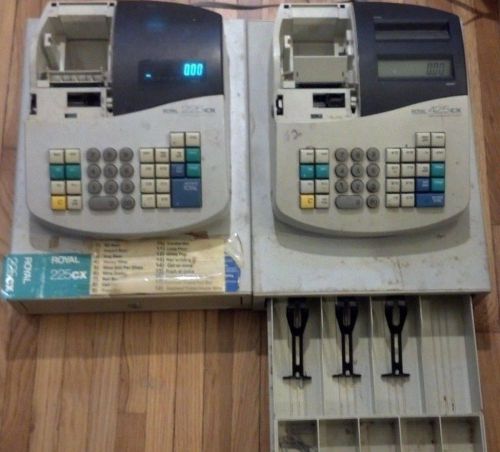 ROYAL MODELS 425cx and 225cx ELECTRONIC CASH REGISTERS