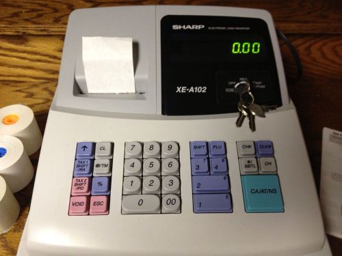 Sharp Electronic Cash Register - XE-A102