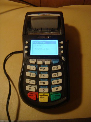 Hypercom Optimum T 4220 credit card terminal machine