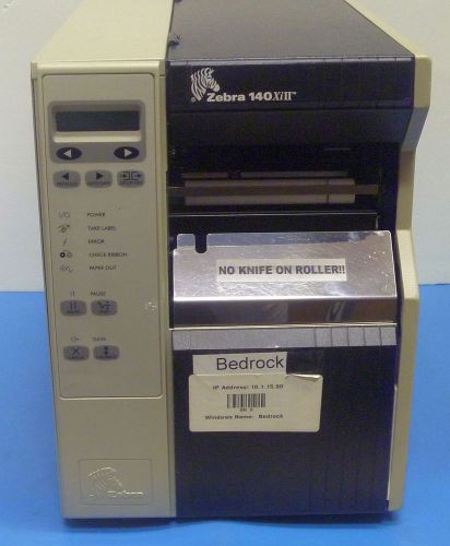 Zebra 140XiII Thermal Transfer Demand Label/Ticket/Barcode Printer