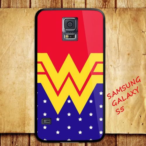 iPhone and Samsung Galaxy - Wonder Woman Superheroes Logo - Case