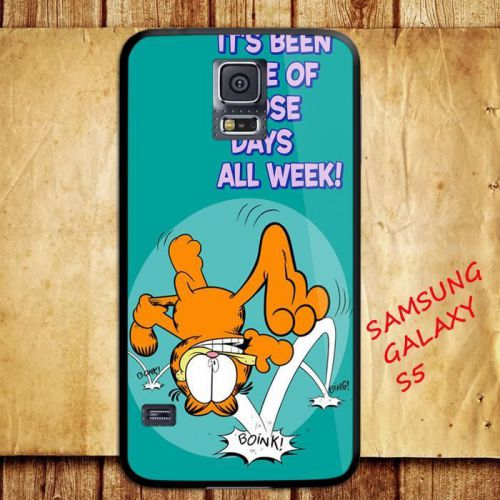 iPhone and Samsung Galaxy - Cat Garfield One of Those Days All Week Read- Case