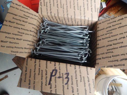 peg Board hooks U-Bar 8&#034; with rod for plastic Price card lot of 65 pcs