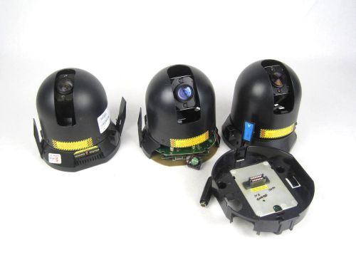 Lot 3 pelco dd53c22+dd53tc16 ptz spectra color dome security surveillance camera for sale