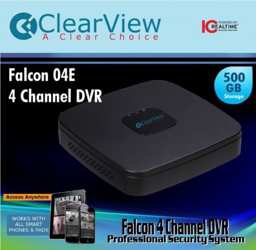 DVR - 4 Channel Low Cost DVR 2 CIF - 500GB HD
