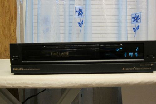 Philips TVR842-AT01 Time Lapse VHS VCR Player/Recorder