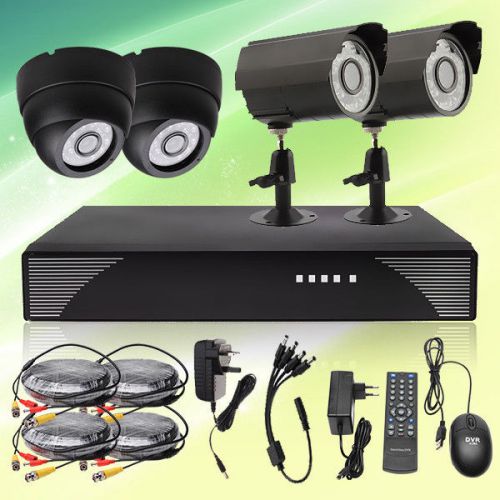 Day Night Digital Video RecorderCCTV Home Video Surveillance Security Camera Kit
