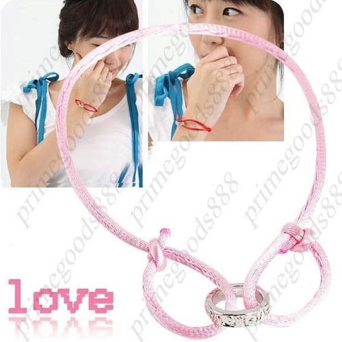 Adjustable Simple Wrist String Cord Bracelet Wrist Chain Bangle Ornament Ring