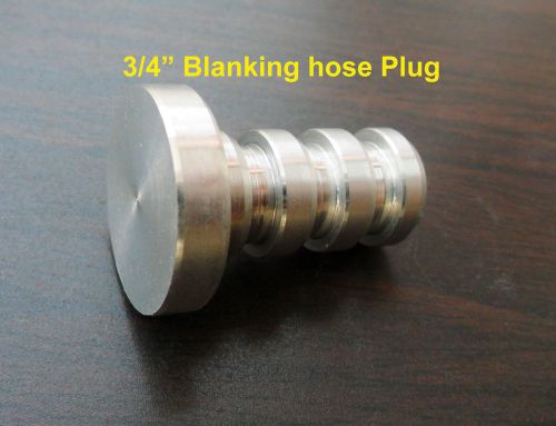 3/4&#034; (19mm)   aluminium blanking plug bung silicone hose  end cap (solid) - us for sale