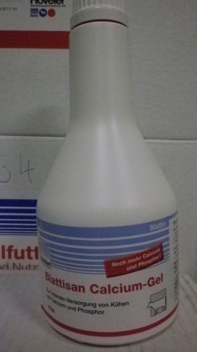 Blattisan Calcium-Gel fur Kuhe Flasche mit 500 ml Blattin Hoveler