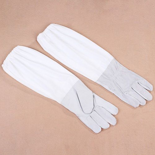 Beekeeping Protective Gloves with Vented Long Sleeves 1 Pair
