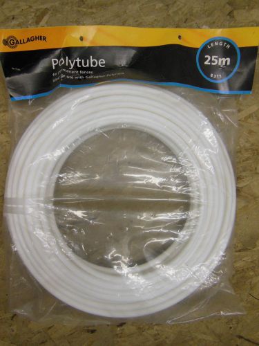 Gallagher POLYTUBE f. Permanent Fences 83&#039; Feet Coil White NEW  G614104