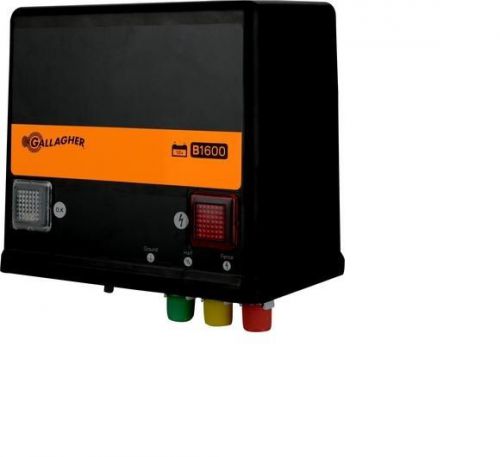 New gallagher b1600 solar/battery electric fence charger for sale