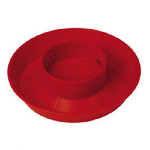 Screw On Base Poultry Chickens Roosters Hens Waterer Durable Gallon Red