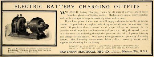1906 ad electric battery charging machine northern elec - original cl8 for sale