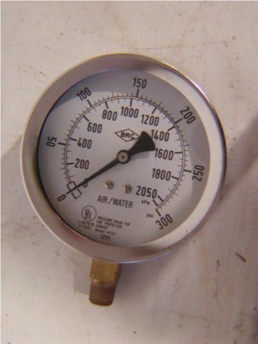 New pressure gauge gage 0-300# air water for sale