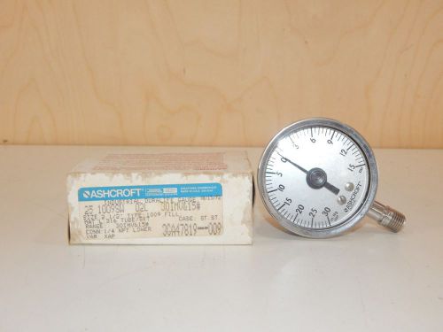 F047) new ashcroft industrial duralife gauge vac  3ga47819 for sale