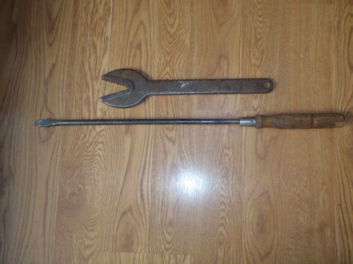 Tools - Large Aircraft/Airplane/Mechanic Vintage Wrench and Screw Driver