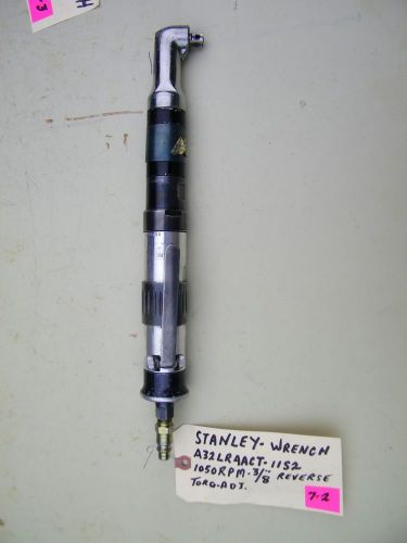 Stanley - pneumatic nutrunner-  a32lraact-11s2 1050 rpm, 3/8&#034; reverse, torq.adj. for sale