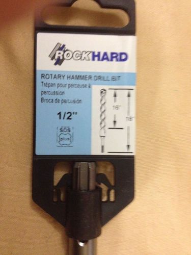 ROCKHARD 1/2&#034;x 16&#034;x 18&#034; SDS+ Hammer Drill Bit - MADE IN GERMANY  JHSDS-418 ANSI