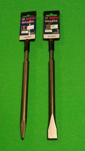 Brand New BOSCH HS1420 Flat Chisel and HS1415 Point chisel , SDS PLUS