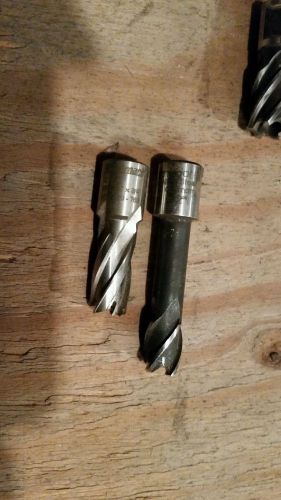 A lot of hole cutters for mag drill