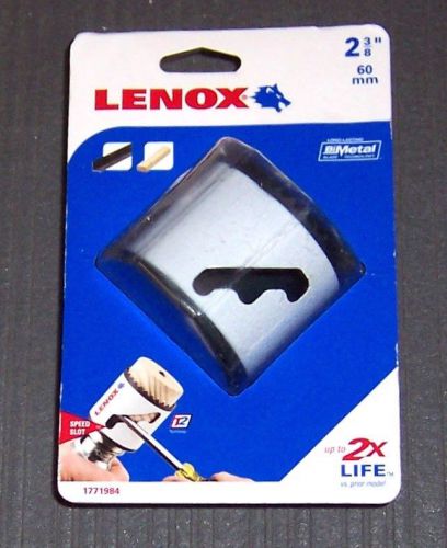 Lenox tools 1771984 2-3/8&#034; bi-metal speed slot hole saw for sale