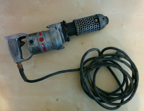 Vintage milwaukee electric hammer drill h856x w/case 10 bits &amp; greaser for sale
