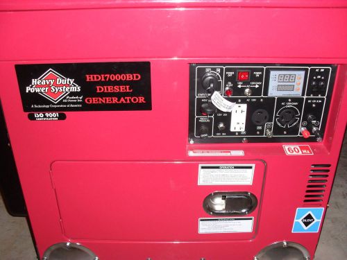 Heavy duty power systems diesel generator for sale